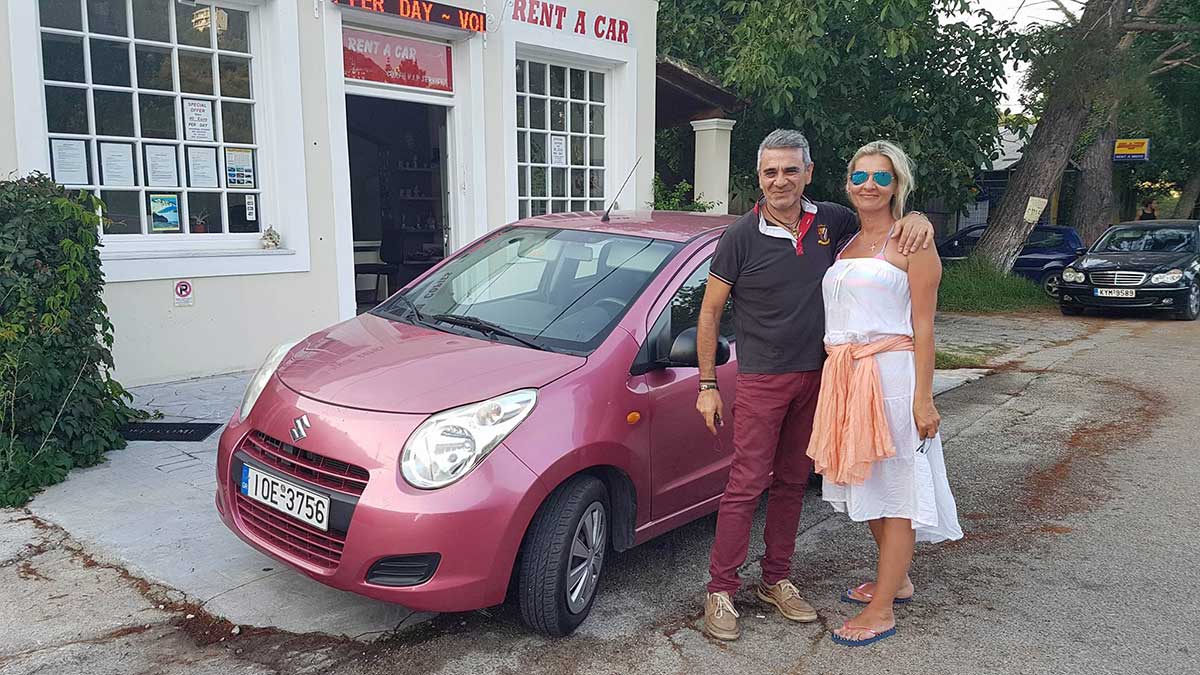 Our Customers First Car Rental Corfu Ermones 1 - OneCarRental Corfu