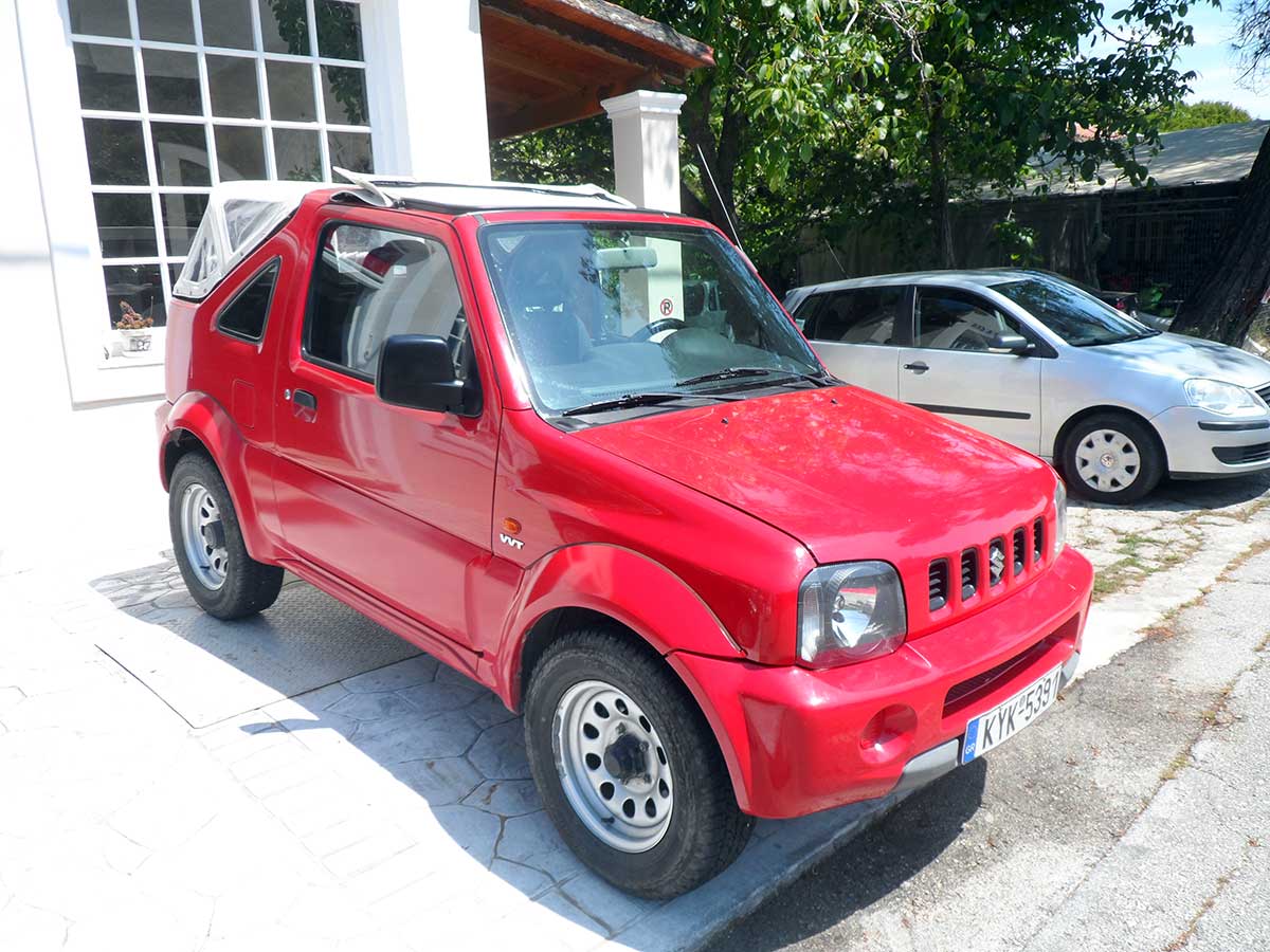 Suzuki Jimny 4X4 AC First Car Rental Corfu Ermones - OneCarRental Corfu