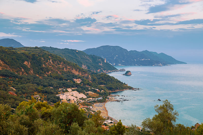 Pelekas Beach Kontogialos Corfu