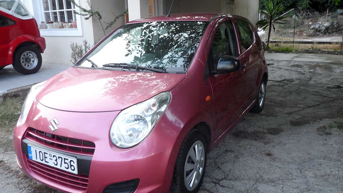 Suzuki Alto, First car rental Corfu Ermones