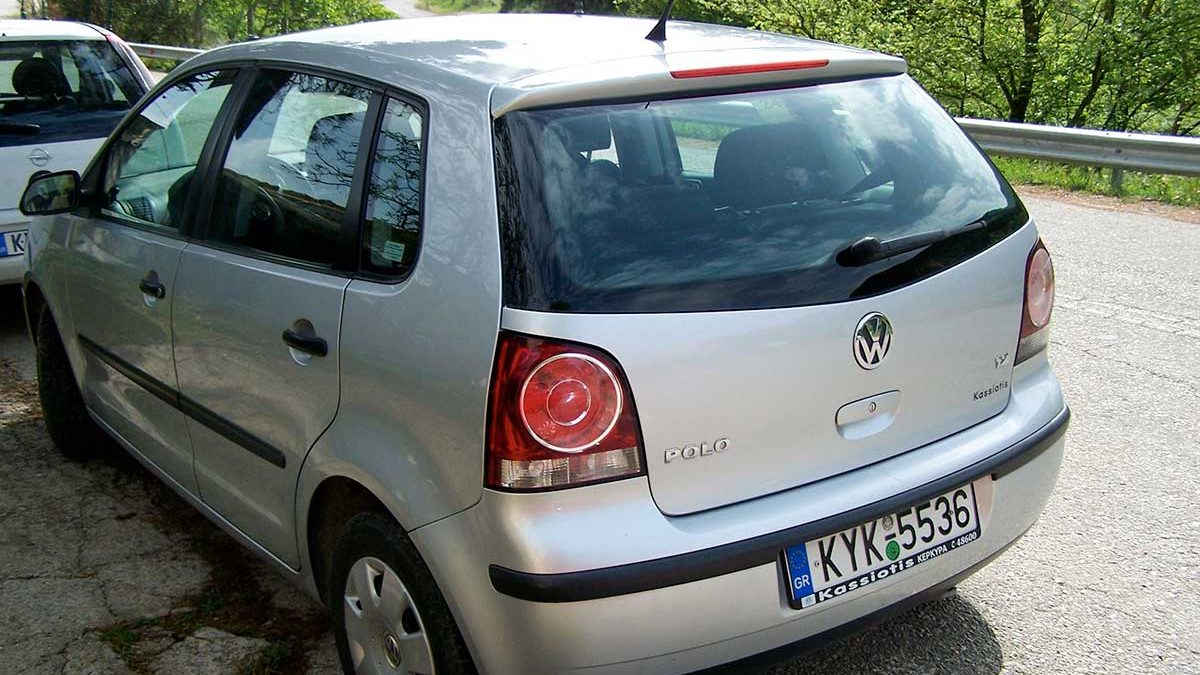 VW Polo , First car rental Corfu Ermones