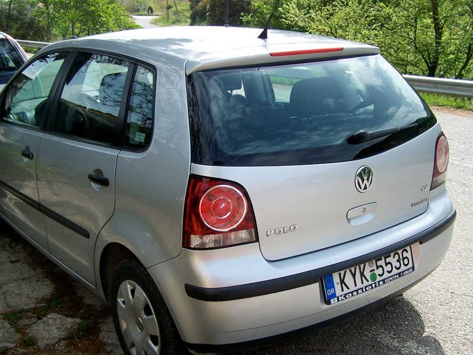 VW Polo , First car rental Corfu Ermones